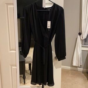 Black long sleeve dress